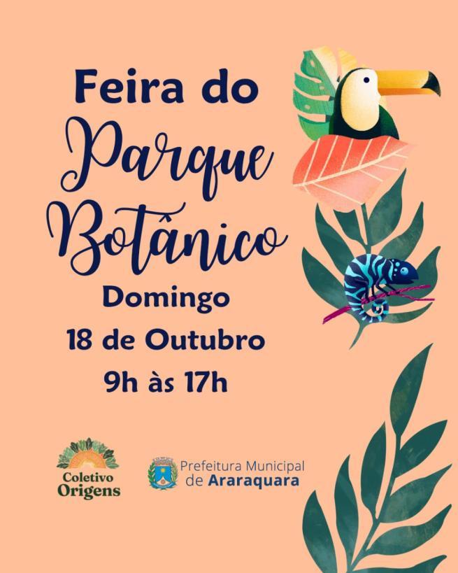 Festival de Fatias e atrações culturais agitam a Feira do Parque Botânico neste domingo (18)