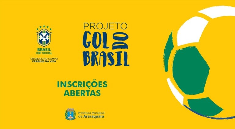 Veja como se inscrever no Projeto Gol do Brasil em Araraquara