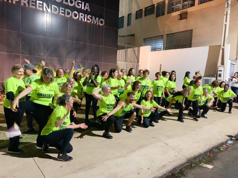 Ginástica artística da melhor idade participa de diversos eventos na cidade