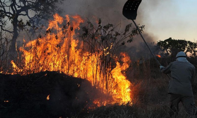 Defesa Civil alerta Boa Esperança do Sul para alto risco de incêndio em vegetação
