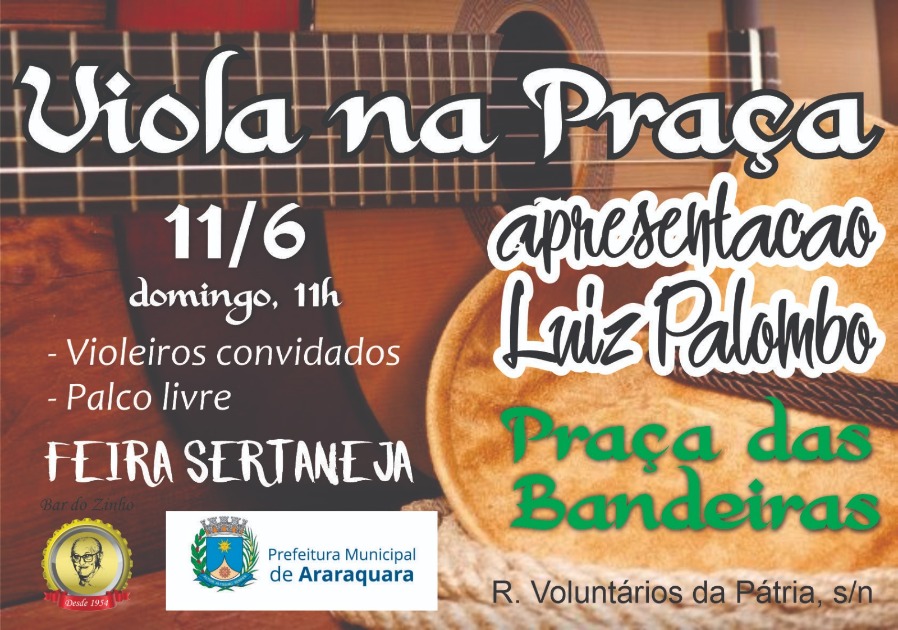 "Viola na Praça" destaca o romantismo sertanejo no mês dos Namorados (dia 11)