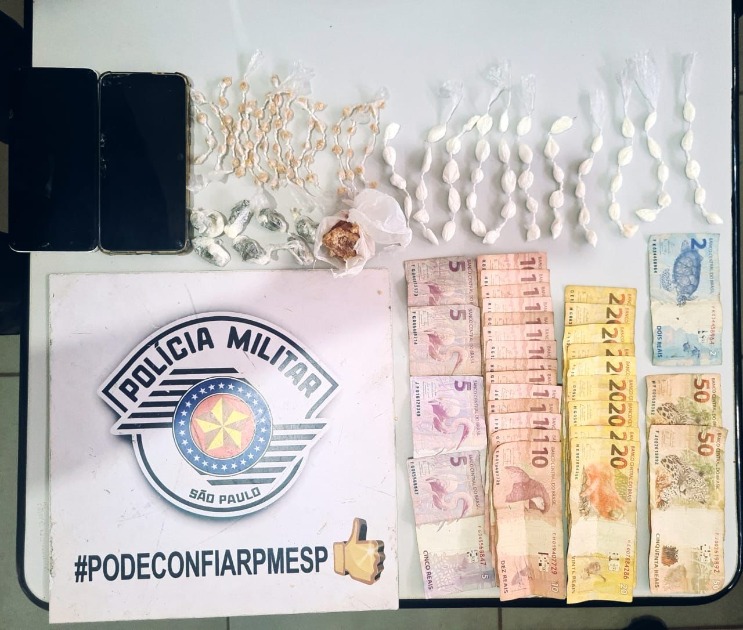 Trio é preso por tráfico de drogas no Jardim Primavera em Boa Esperança do Sul
