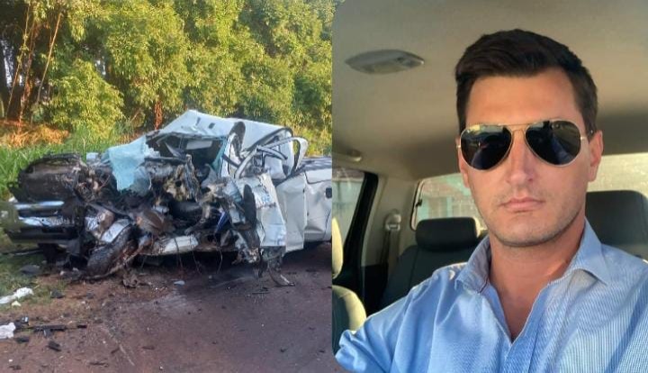 Grave acidente entre caminhão e caminhonete deixa um morto em Boa Esperança do Sul