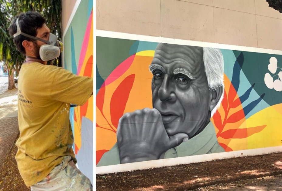 Personalidades de Araraquara ganham homenagem com a arte do grafiteiro Aracê