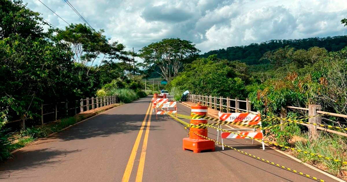 Obras na ponte Rio Jacaré-Guaçu é alvo de fiscalização em Araraquara; ‘interdição preocupa’, diz vereador