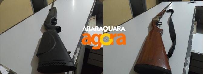 Mulher encontra duas espingardas embaixo da cama em residência de Boa Esperança do Sul