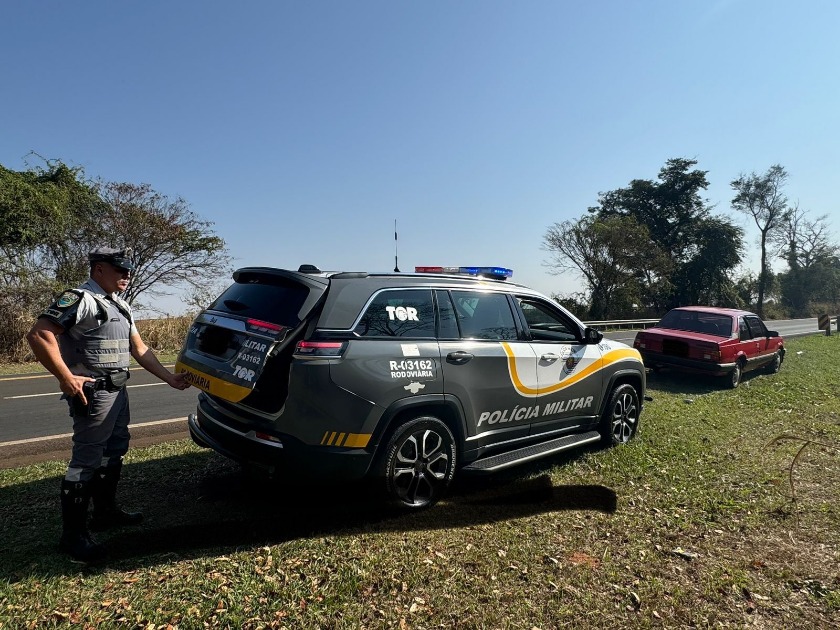 Motorista procurado por tráfico de drogas é preso pelo TOR na SP-255 em Boa Esperança do Sul