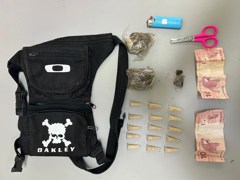 Traficante é preso com maconha, crack e dinheiro em Boa Esperança do Sul