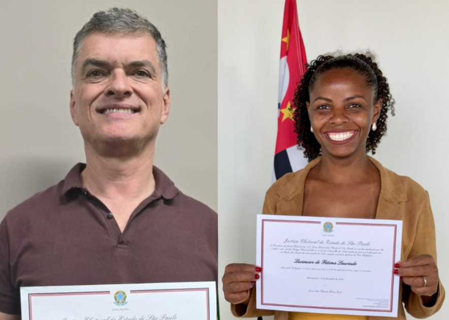Lapena e Meire são diplomados prefeito e vice de Araraquara pela Justiça Eleitoral