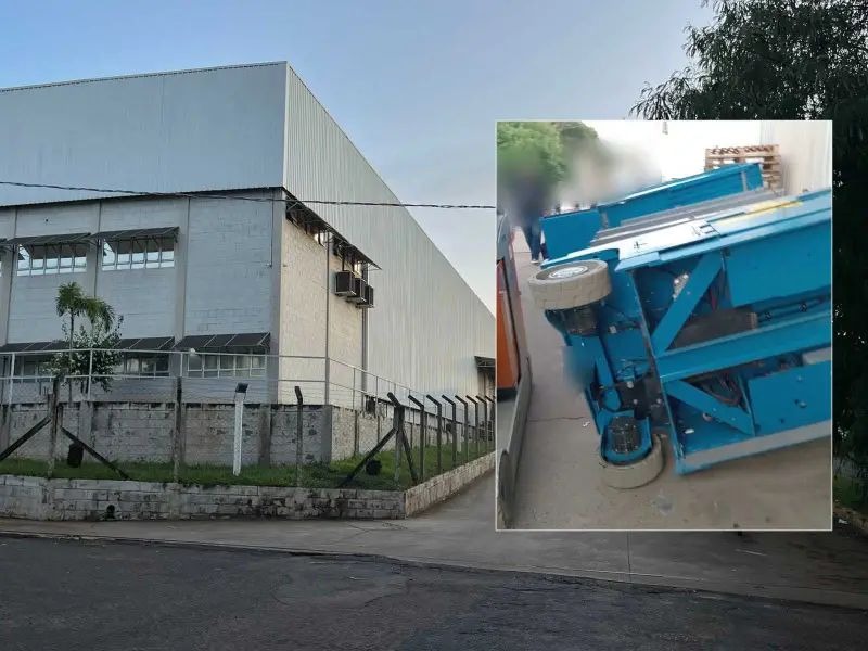 Trabalhadores ficam feridos após queda de plataforma em empresa de Matão