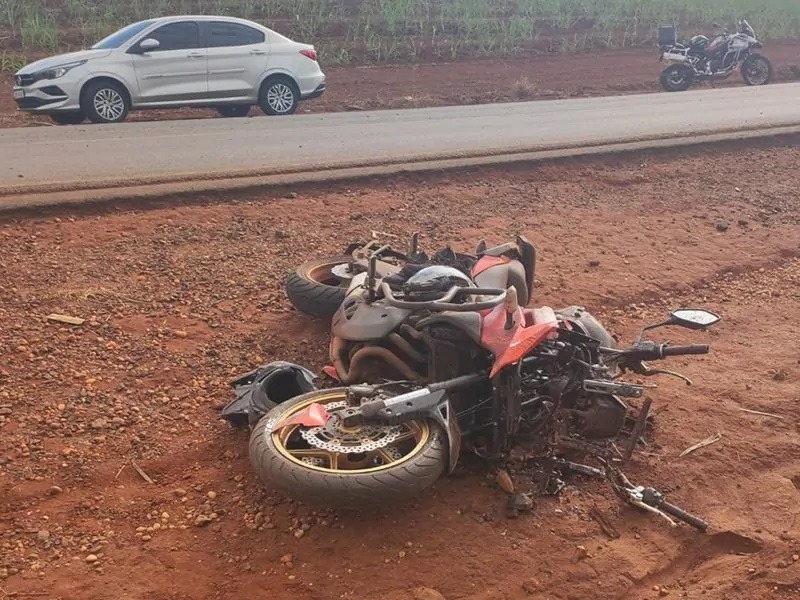 Motociclista de 45 anos morre em grave acidente em estrada vicinal de Motuca