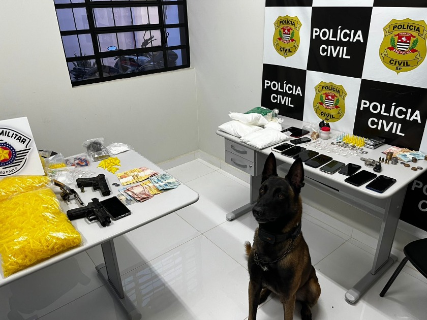 Megaoperação conjunta entre a Polícia Civil e Militar prende suspeitos de tráfico e apreende drogas em Matão