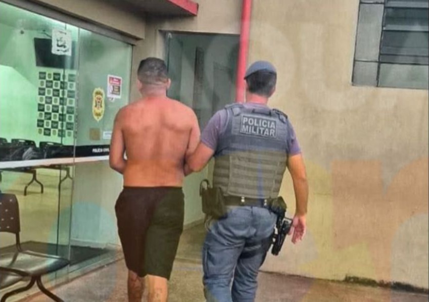 Homem acusado de matar mulher ao intervir em briga é preso pela PM de Itapuí