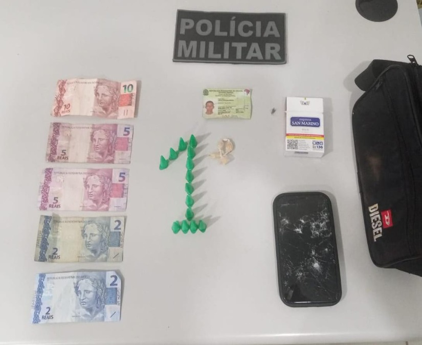 Jovem é preso após tentar fugir da PM com cocaína e crack em Boa Esperança do Sul