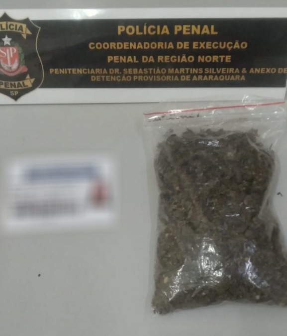 Mulher é presa após tentar entrar com maconha na Penitenciária de Araraquara