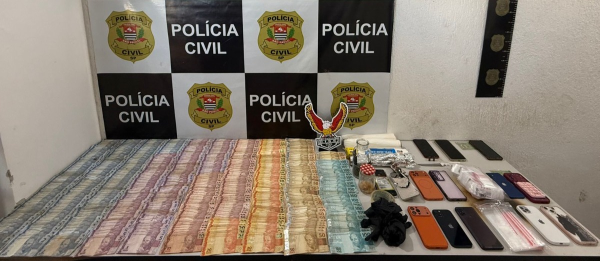 VÍDEO: DISE cumpre 10 mandados de busca, apreende mais de R$ 7 mil e prende seis pessoas ligadas ao tráfico em Araraquara