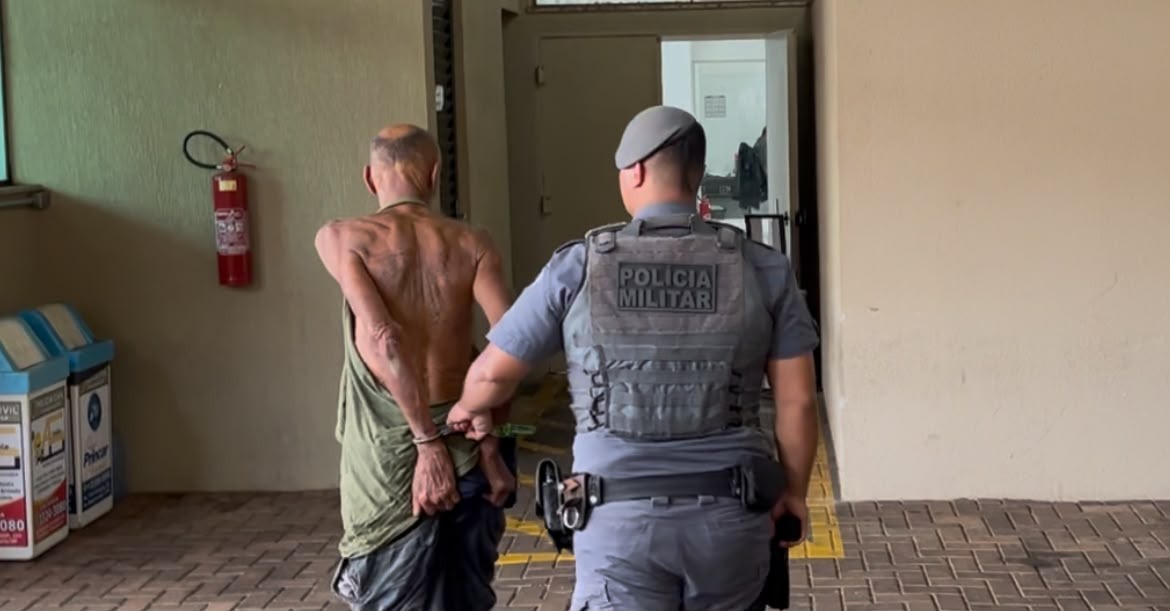 VÍDEO: Ladrão é preso pela PM após roubar maleta de circo e entrar em luta corporal com funcionário no Jardim Biagioni