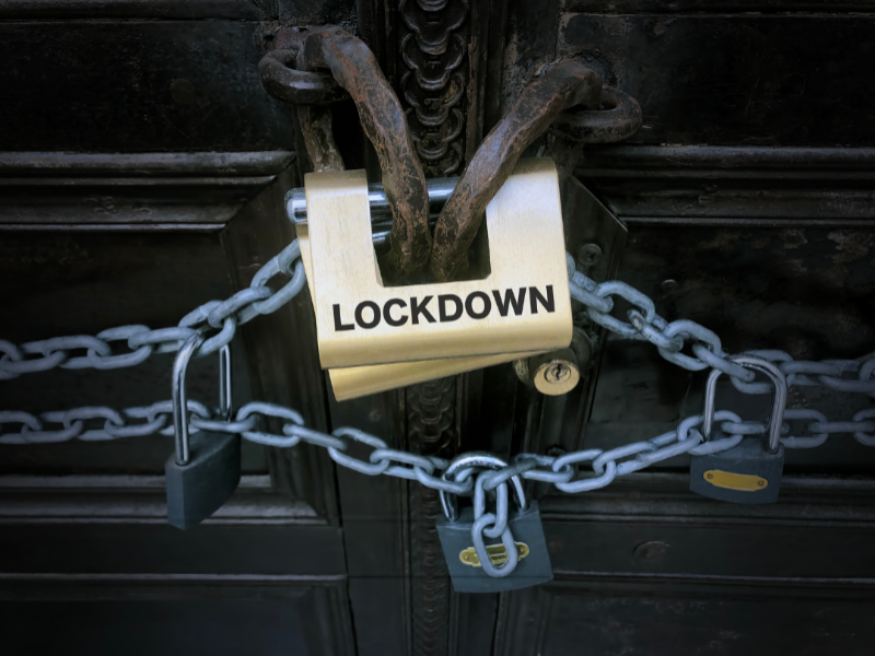 Cidade da região adere a lockdown