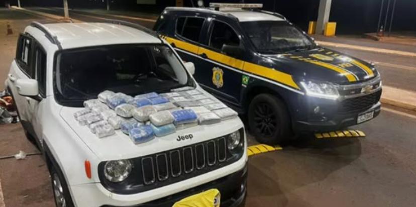 Foto: Arquivo Pessoal/Apreensão De Drogas Em Um Dos Veículos Apreendidos