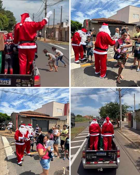 No ano de 2024, a ação solidária arrancou sorrisos de muitas crianças
