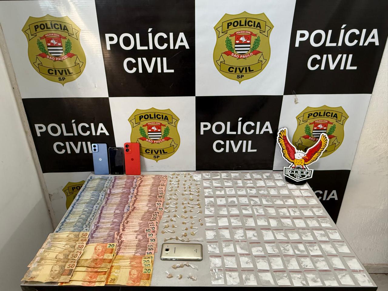 Foto: Divulgação/DIS/Apreensão de Drogas No Selmi Dei
