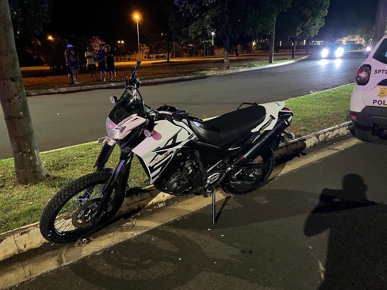 Foto: Flavio Fernande/Araraquara Agora/Moto de Eduardo Após O Acidente
