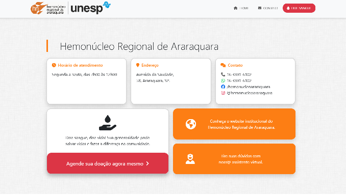 Site para agendamento