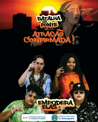 Foto 3 de 4 — Batalha da Fonte: tem Hip Hop e empoderamento feminino na Praça Scalamandré neste domingo (13)