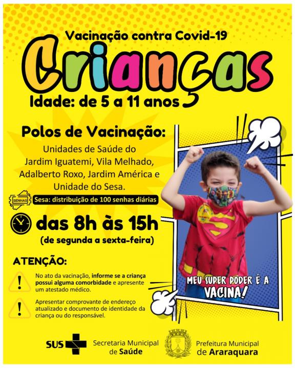 Foto 2 de 2 — Após carnaval, vacinação contra Covid-19 retoma em Araraquara