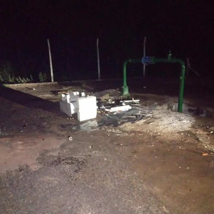 Foto 3 de 5 — Furto em Estação deixa população sem água em cidade da região