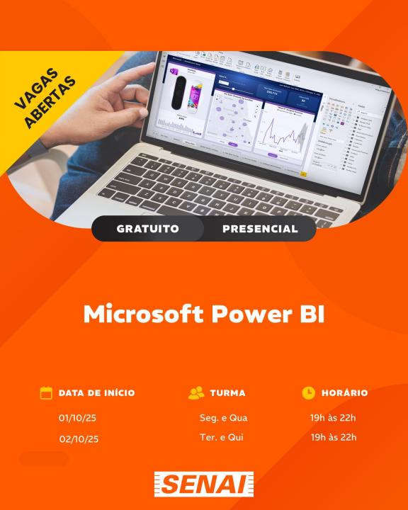 Foto 1 de 4 — Senai Araraquara oferece 3 cursos gratuitos de tecnologia; saiba como participar
