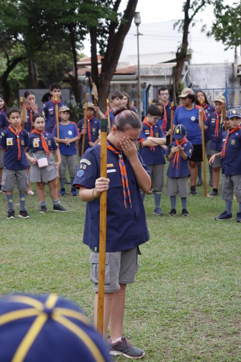 Foto 3 de 6 — Escoteira de 12 anos salva o avô e recebe medalha de heroísmo em Araraquara