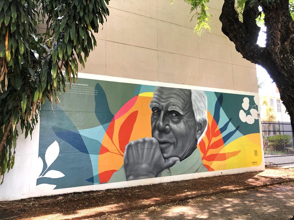 Foto 1 de 5 — Personalidades de Araraquara ganham homenagem com a arte do grafiteiro Aracê